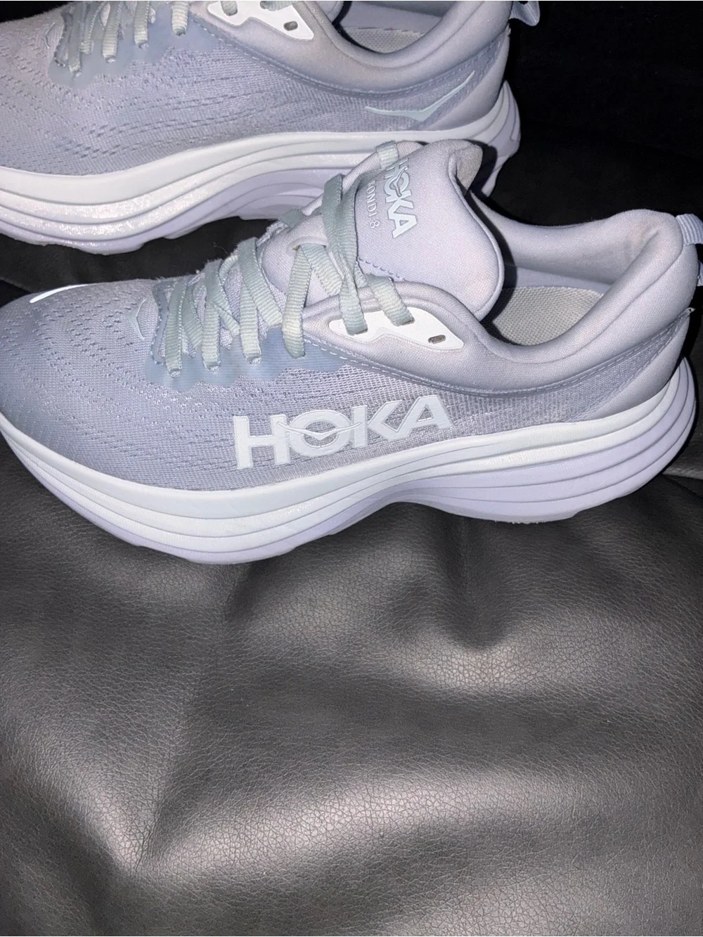 Hoka Women's Lavender Athletic Running Shoes - Picture 2 of 9
